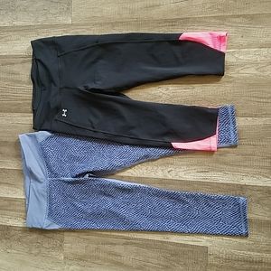 Under Armour Cropped Leggings Bundle S